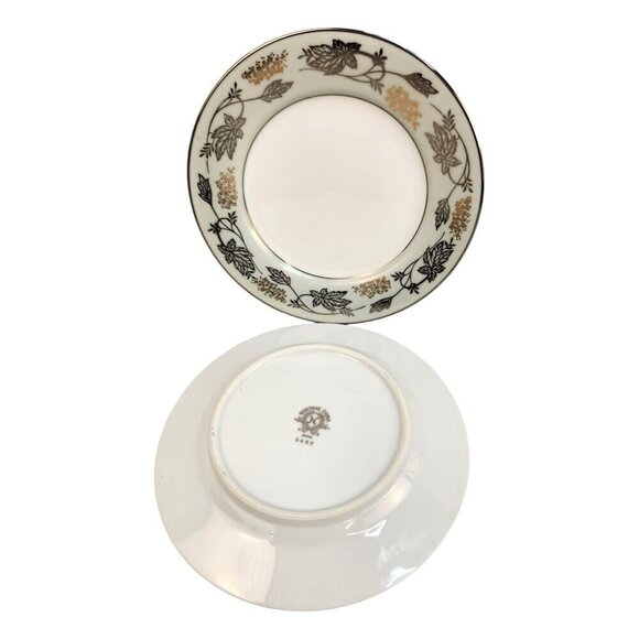 Noritake China Garland Bread & Butter Plates Set Of 2 Japan 5487 6.25" Floral De - Picture 3 of 9